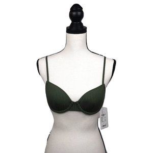 Roxy XS Goldy Sandy Regular Coverage Bikini Top